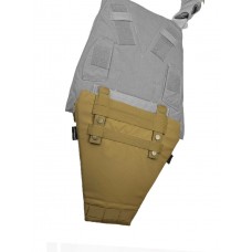 Захист паху для бронежилета AVS, NIJ IIIA клас захисту , НВМПЕ Dyneema (made in USA) Coyote original